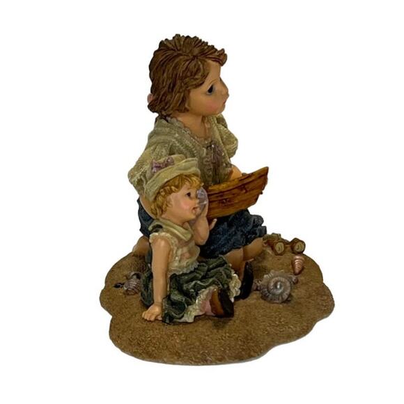 Boyds Bears Dollstone Collection Lucinda and Dawn By the Sea Yesterdays Child - Picture 3 of 13